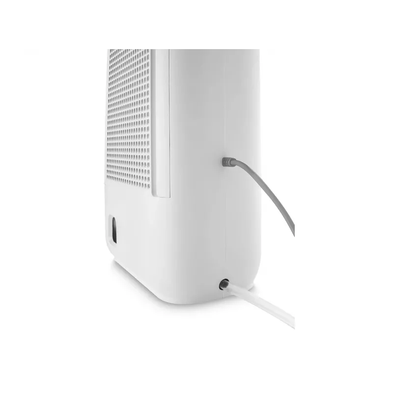 DeLonghi DNS65 deumidificatore, 6 l/giorno, serbatoio dell'acqua da 2,8 l, 220-240 V, 50 Hz, nero/bianco
