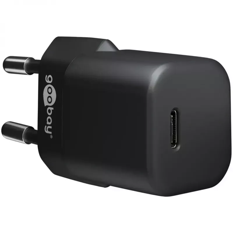 Caricabatterie GOOBAY 61083 20W PD con cavo 1 m — alimentatore USB-C, 20 W potenza