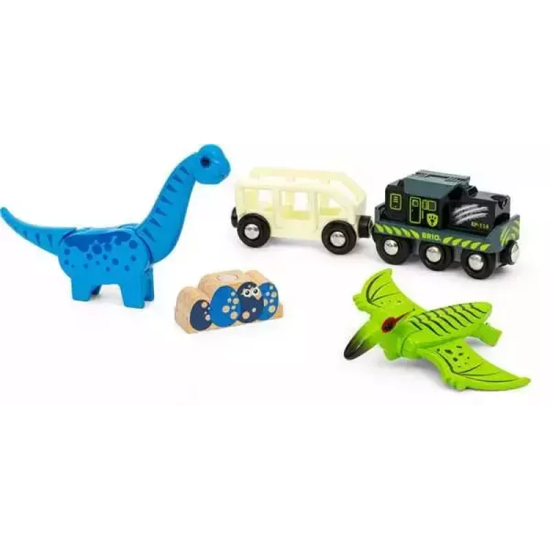 Treno BRIO Dinosaur Battery Train multicolore legno 3+