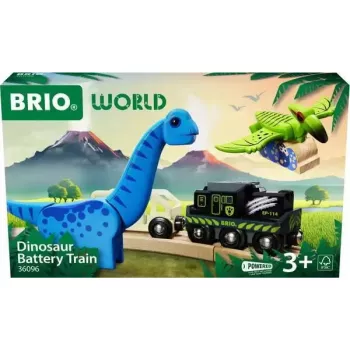 Treno BRIO Dinosaur Battery Train multicolore legno 3+