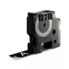 Etichette DYMO D1 autentiche | Stampa bianca su nastro nero | 19 mm x 7 m | Etichette autoadesive per etichettatrici LabelManager | Prodotto in Europa