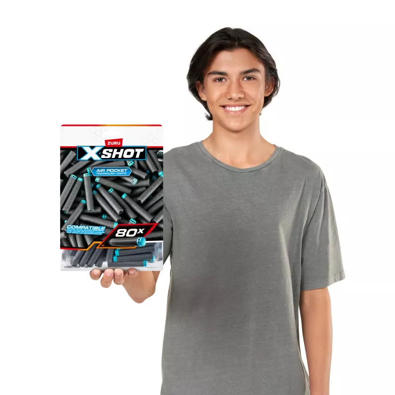 XSHOT Excel Ricarica freccette (80 freccette) ZURU
