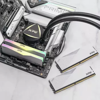 DIMM 64 GB DDR5-6000 (2x 32 GB) Dual-Kit, memoria bianco, AX5U6000C3032G-DCLARWH, Lancer RGB, INTEL XMP