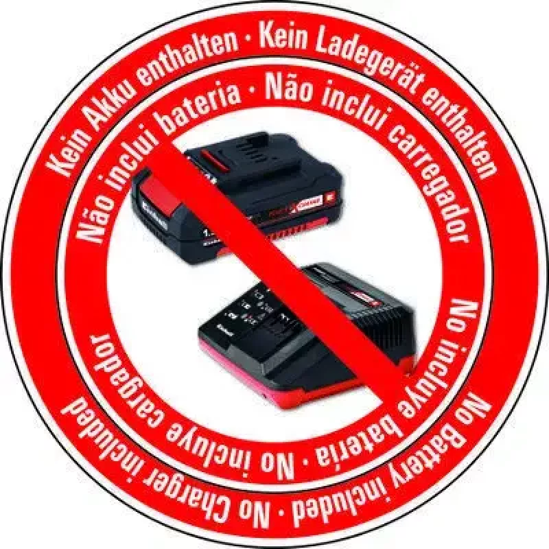 Altoparlante portatile Einhell TC-SR 18 Li BT - Solo nero, rosso