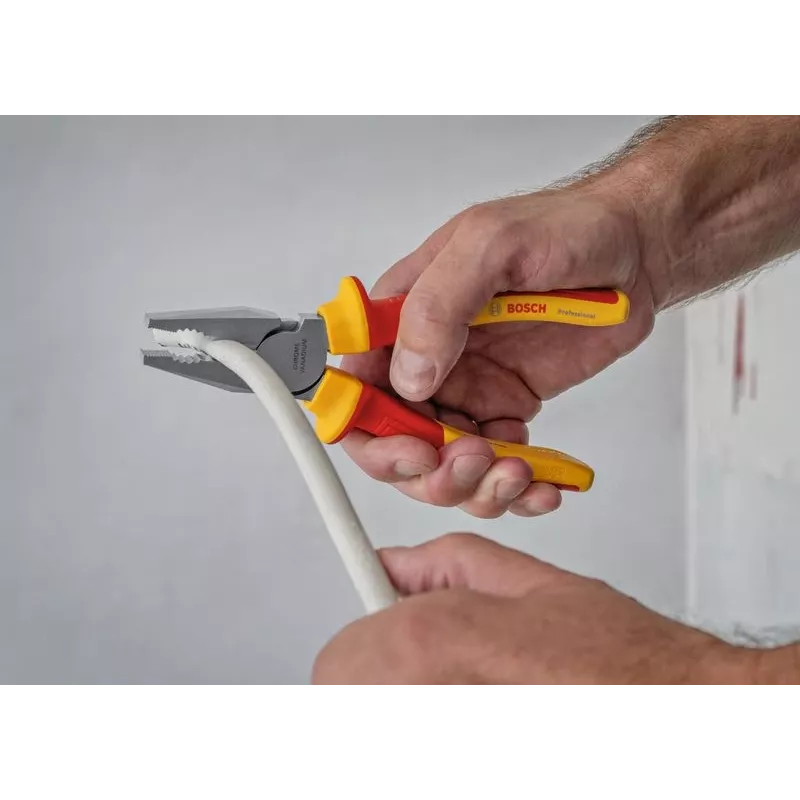 Set di pinze Bosch VDE Professional 3 pezzi, isolato rosso/giallo, modello 1600A02NG0