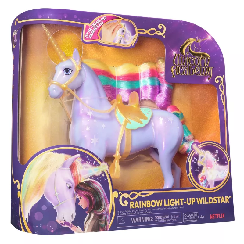 Spin Master Unicorn Academy - Magia di luce Wildstar, figura giocattolo