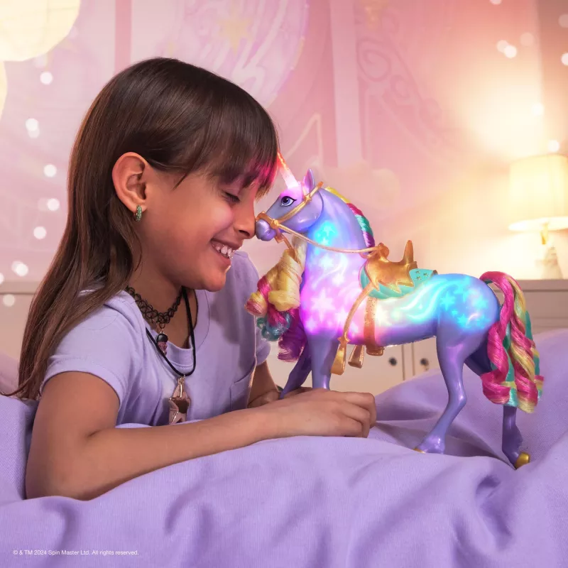 Spin Master Unicorn Academy - Magia di luce Wildstar, figura giocattolo