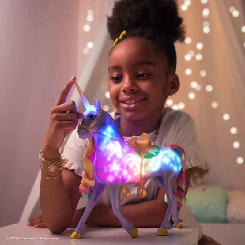 Spin Master Unicorn Academy - Magia di luce Wildstar, figura giocattolo