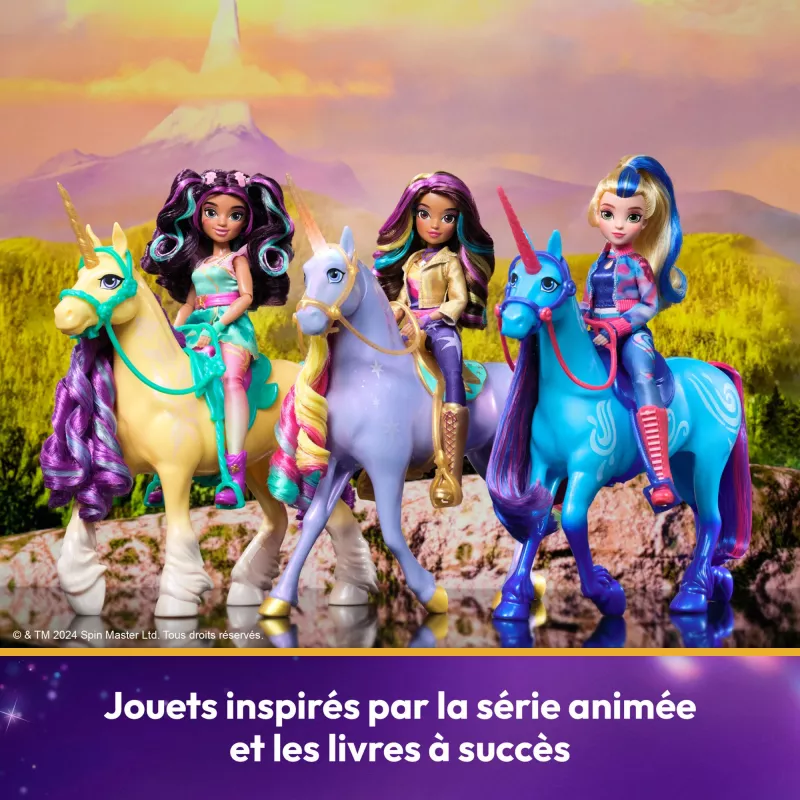 Spin Master Unicorn Academy - Magia di luce Wildstar, figura giocattolo
