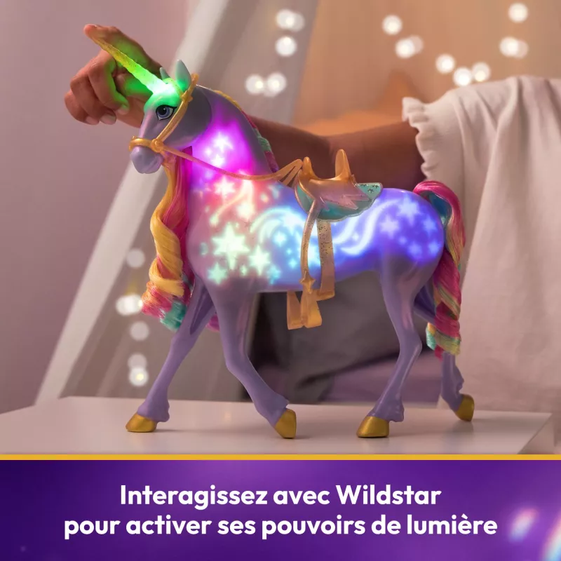 Spin Master Unicorn Academy - Magia di luce Wildstar, figura giocattolo
