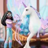 Unicorn Academy, Layla e Glacier con 2 accessori e strumento per capelli, bambole e giocattoli unicorno per bambine da 4 anni