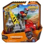 Rubble & Crew, camion giocattolo gru con pinza Charger con parti mobili e una action figure da collezione, giocattolo per bambini da 3 anni