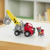 Rubble & Crew, camion giocattolo gru con pinza Charger con parti mobili e una action figure da collezione, giocattolo per bambini da 3 anni