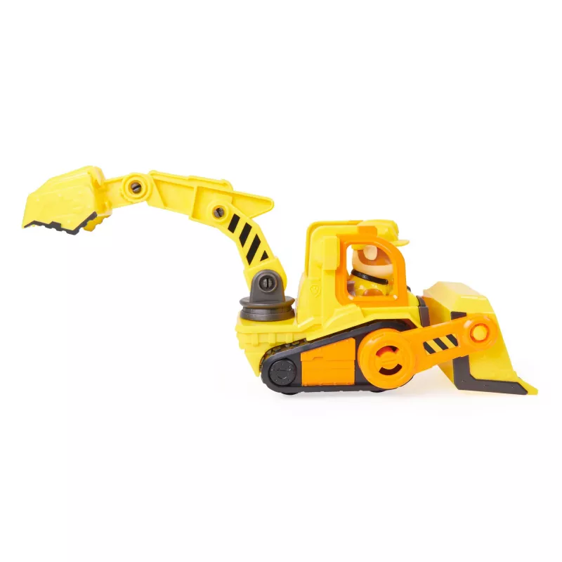 Bulldozer giocattolo Spinmaster bulldozer di Rubble – costruzione in plastica, per bambini da 3 anni, nero/arancione/giallo