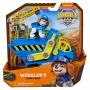 Rubble & Crew, camion giocattolo ribaltabile di Wheeler con parti mobili e una figura da collezione, giocattolo per bambini da 3 anni