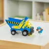 Rubble & Crew, camion giocattolo ribaltabile di Wheeler con parti mobili e una figura da collezione, giocattolo per bambini da 3 anni