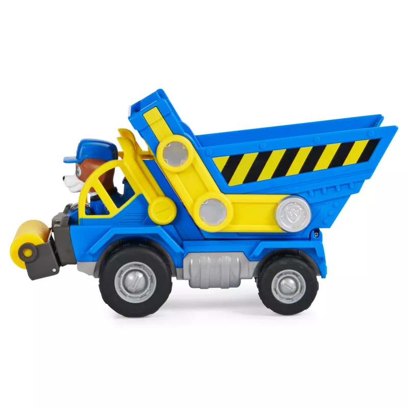 Rubble & Crew, camion giocattolo ribaltabile di Wheeler con parti mobili e una figura da collezione, giocattolo per bambini da 3 anni