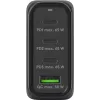 Caricabatterie Goobay 64819 caricabatterie rapido AC per interni nero 3 USB Type-C
