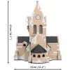 Mattoncini Cobi chiesa Sainte-Mère-Église 2280 pezzi 10 anni