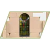 Mattoncini Cobi chiesa Sainte-Mère-Église 2280 pezzi 10 anni
