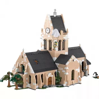 Mattoncini Cobi chiesa Sainte-Mère-Église 2280 pezzi 10 anni