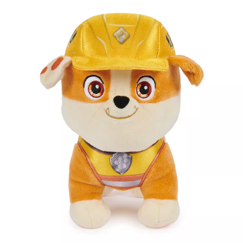 Rubble & Crew, peluche premium, peluche Charger da 18 cm in uniforme da operaio, giocattolo per bambini e bambine dai 3 anni