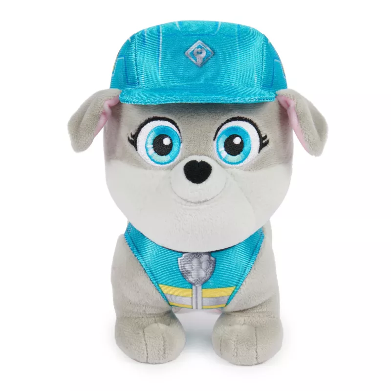 Rubble & Crew, peluche premium, peluche Charger da 18 cm in uniforme da operaio, giocattolo per bambini e bambine dai 3 anni