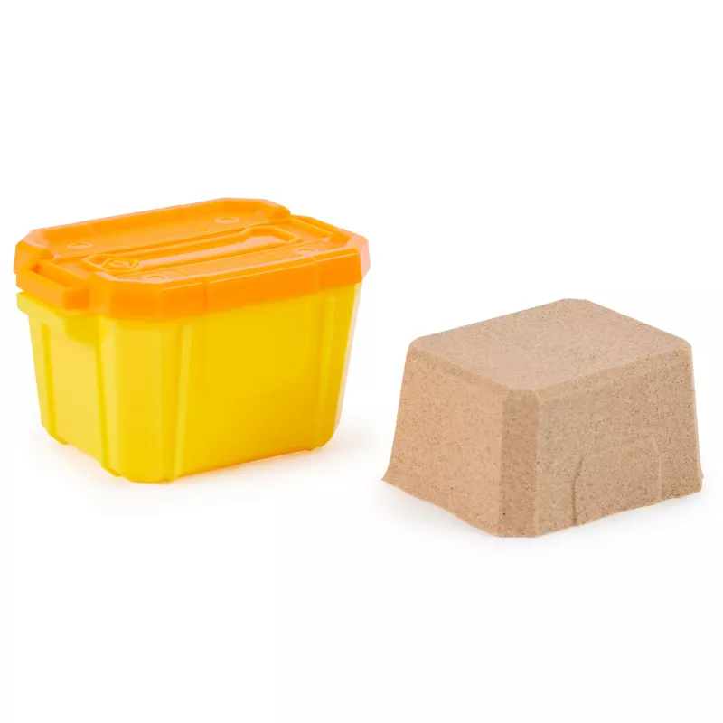 Rubble & Crew, action figure Charger & Wheeler, con Kinetic Build-It Sand e 2 attrezzi da costruzione, giocattolo PAW Patrol per bambini e bambine dai 3 anni