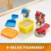 Rubble & Crew, action figure Charger & Wheeler, con Kinetic Build-It Sand e 2 attrezzi da costruzione, giocattolo PAW Patrol per bambini e bambine dai 3 anni