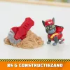 Rubble & Crew, action figure Charger & Wheeler, con Kinetic Build-It Sand e 2 attrezzi da costruzione, giocattolo PAW Patrol per bambini e bambine dai 3 anni