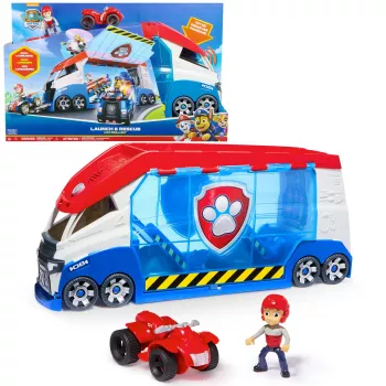 Set veicoli Spinmaster PAW Patrol Launche & Rescue Patroller, plastica, multicolore, per bambini da 3 anni