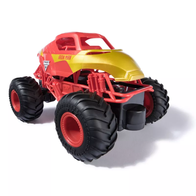 Monster Jam, Marvel Iron Man RC Monster Truck, scala 1:24, giocattolo per bambini e bambine da 3 anni