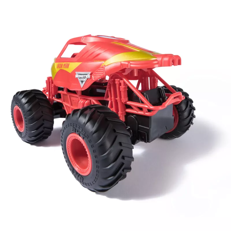 Monster Jam, Marvel Iron Man RC Monster Truck, scala 1:24, giocattolo per bambini e bambine da 3 anni
