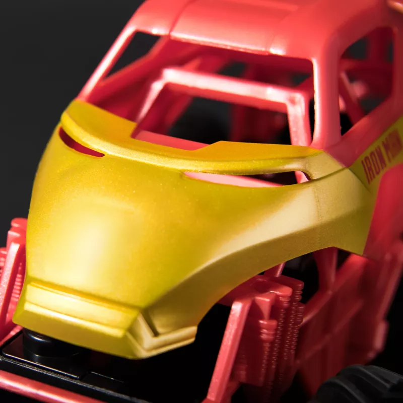 Monster Jam, Marvel Iron Man RC Monster Truck, scala 1:24, giocattolo per bambini e bambine da 3 anni