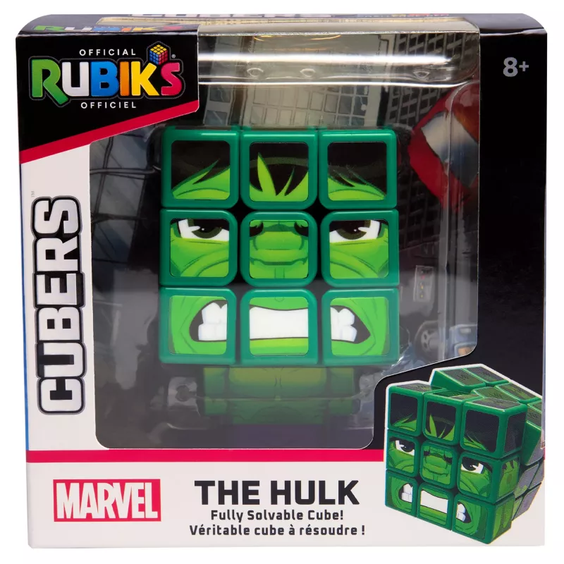 Spin Master Rubik's - Cubers 3x3 Hulk, gioco di abilità