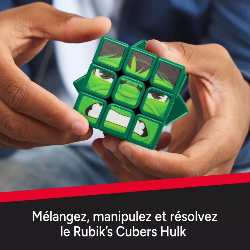 Spin Master Rubik's - Cubers 3x3 Hulk, gioco di abilità