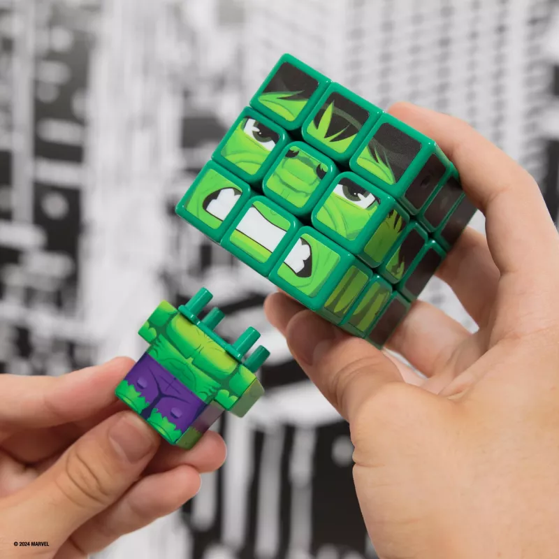 Spin Master Rubik's - Cubers 3x3 Hulk, gioco di abilità