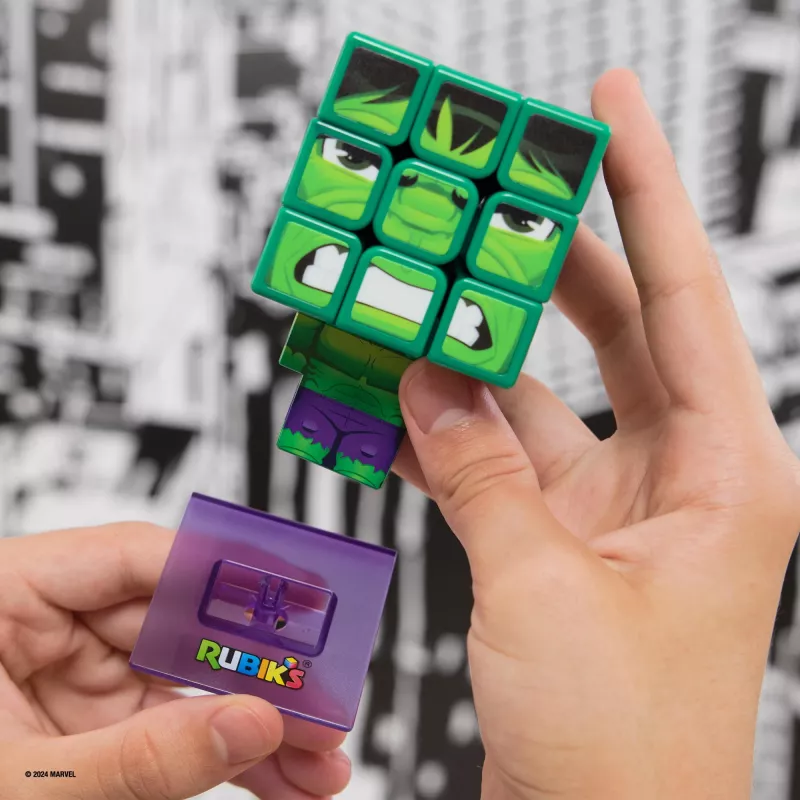 Spin Master Rubik's - Cubers 3x3 Hulk, gioco di abilità