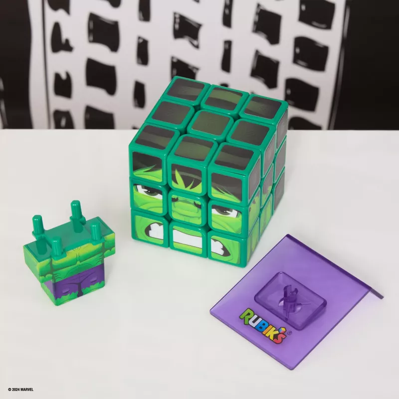 Spin Master Rubik's - Cubers 3x3 Hulk, gioco di abilità