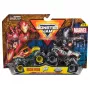 Monster Jam, Marvel Iron Man Vs. War Machine monster truck in metallo pressofuso ufficiale, scala 1:64, giocattolo per bambini e bambine da 3 anni