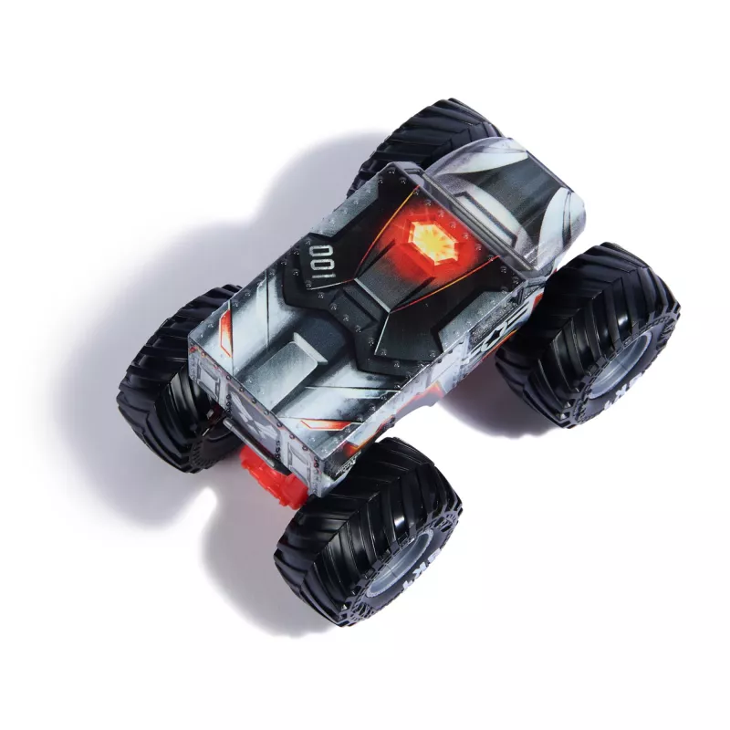 Monster Jam, Marvel Iron Man Vs. War Machine monster truck in metallo pressofuso ufficiale, scala 1:64, giocattolo per bambini e bambine da 3 anni