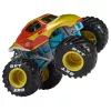 Monster Jam, Marvel Iron Man Vs. War Machine monster truck in metallo pressofuso ufficiale, scala 1:64, giocattolo per bambini e bambine da 3 anni