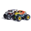 Monster Jam, Marvel Iron Man Vs. War Machine monster truck in metallo pressofuso ufficiale, scala 1:64, giocattolo per bambini e bambine da 3 anni