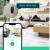 Telecamera di sicurezza IP Arlo Essential 2K Indoor Security Camera confezione da 2 wireless per interni
