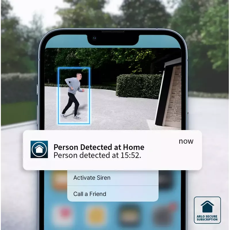 Telecamera di sicurezza IP Arlo Essential 2K Indoor Security Camera confezione da 2 wireless per interni