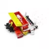 Accessorio giocattolo BRUDER Pöttinger Vitasem 302ADD componente modellino, plastica, rosso/bianco/giallo