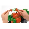Accessorio per modellino BRUDER Amazone UX 5200 in scala — componente in plastica verde e arancione