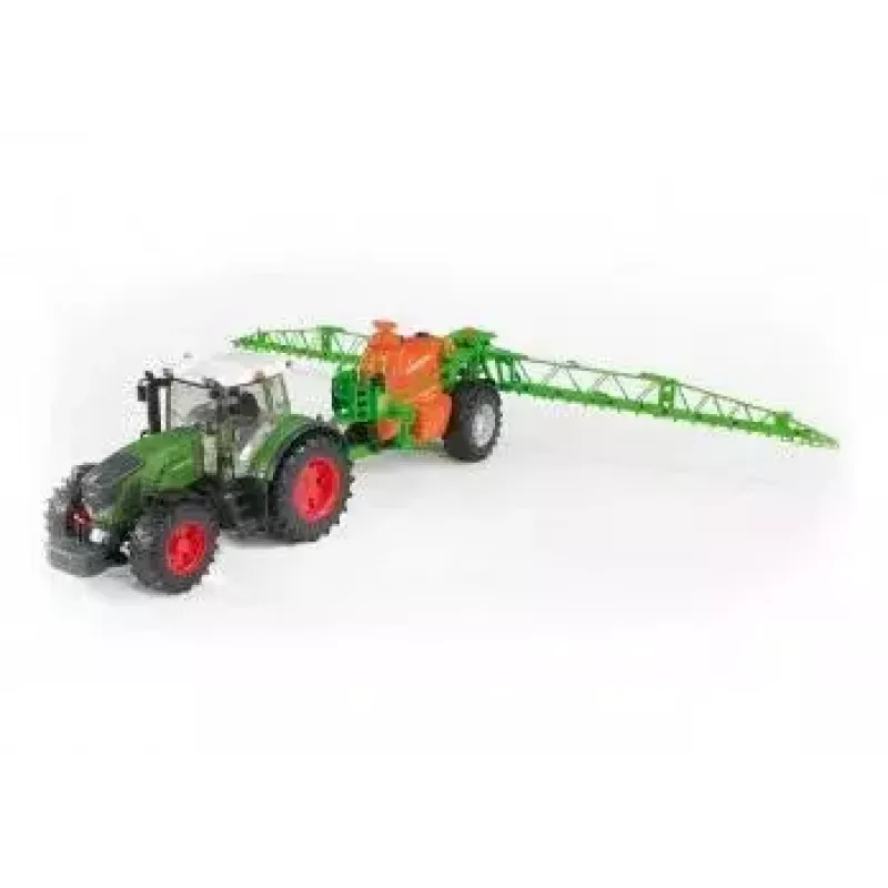 Accessorio per modellino BRUDER Amazone UX 5200 in scala — componente in plastica verde e arancione