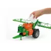 Accessorio per modellino BRUDER Amazone UX 5200 in scala — componente in plastica verde e arancione