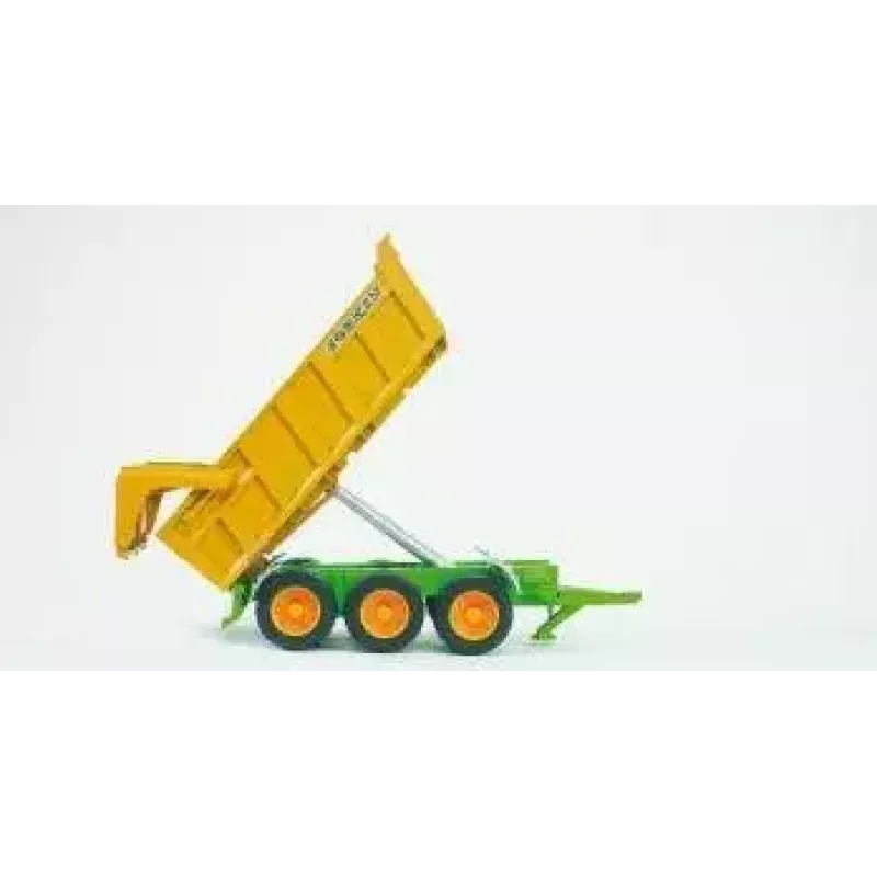 Bruder Joskin rimorchio ribaltabile, 1:16, verde/giallo